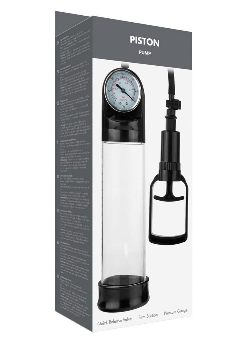 ME YOU US Piston Penis Pump - Black/Clear