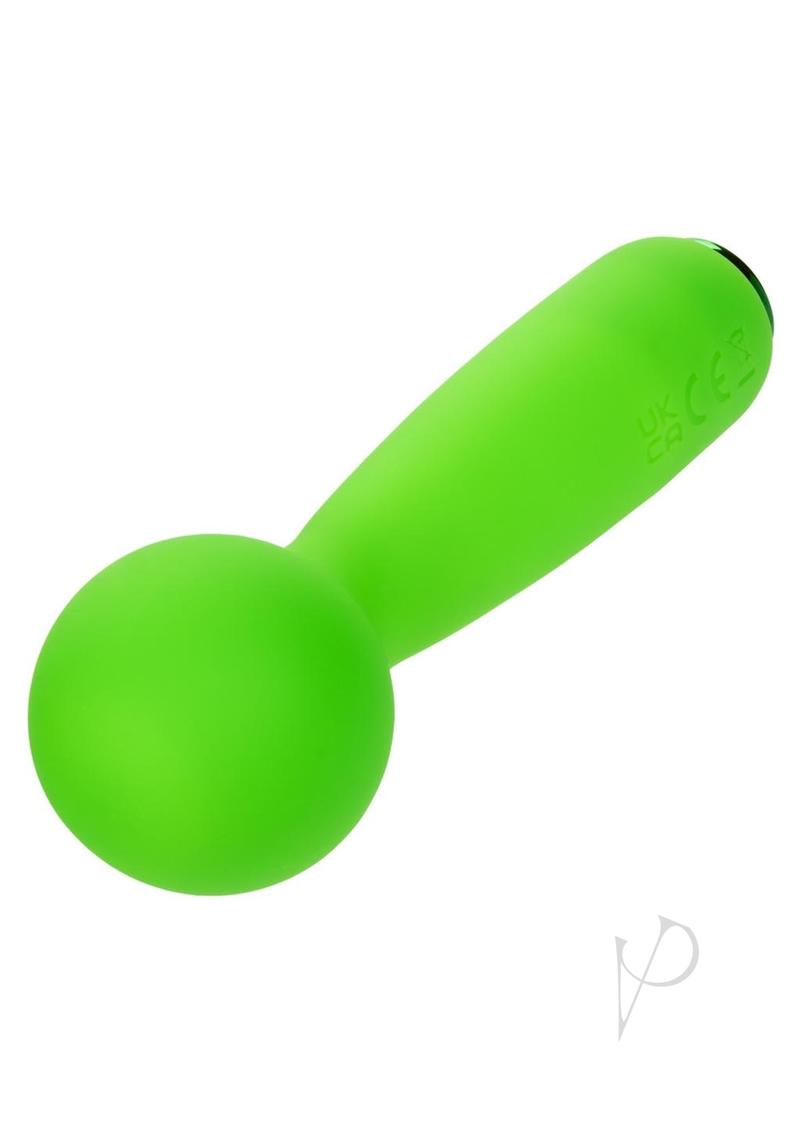 Neon Vibes The Bubbly Vibe Rechargeable Silicone Bullet Vibrator - Green