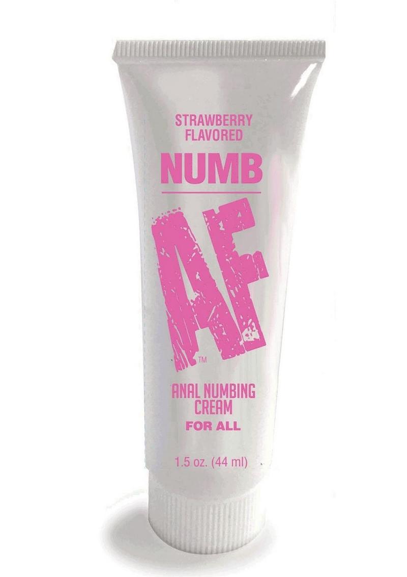 Numb AF Anal Numbing Flavored Cream - Strawberry