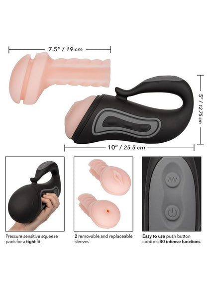 Opt Series Grip-N-Stroke Masturbator Vibrating