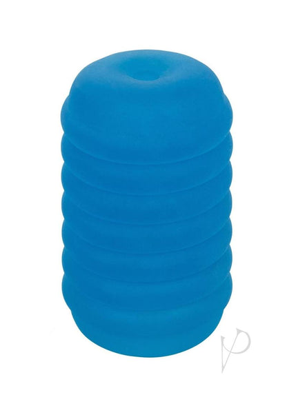 Pop Sock Ribbed Stroker - Blue