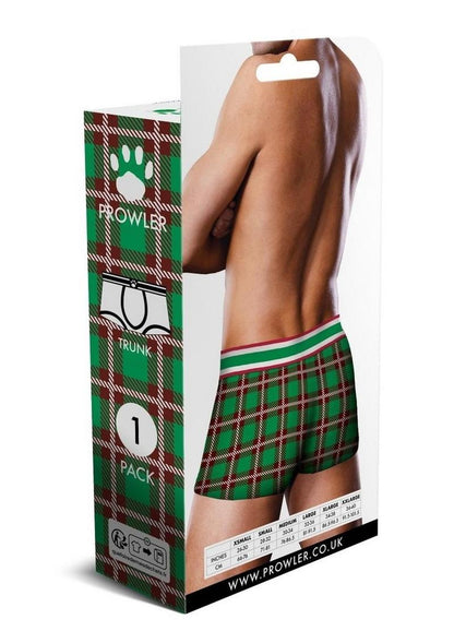 Prowler Tartan 2 Trunk XL Grn/Red Fu23