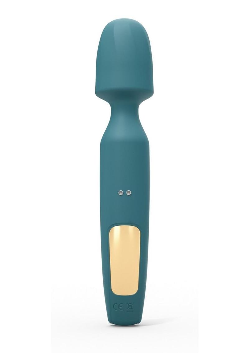 R-Evolution Rechargeable Silicone Rabbit Vibrator - Teal Me - Teal