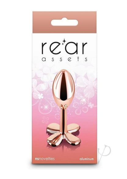 Rear Assets Clover Aluminum Anal Plug - Rose Gold