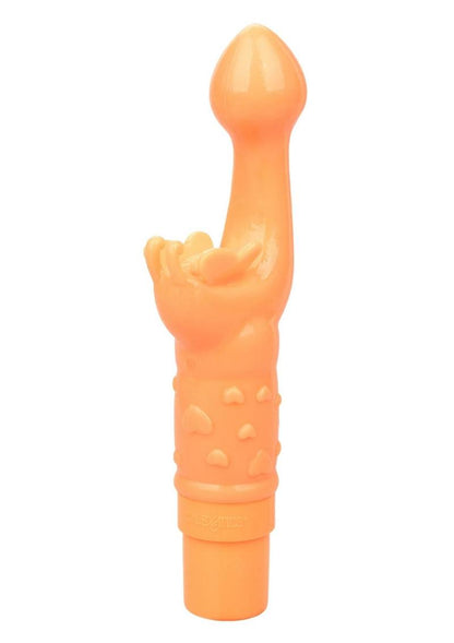 Rechargeable Butterfly Kiss G-Spot Rabbit Vibrator - Orange