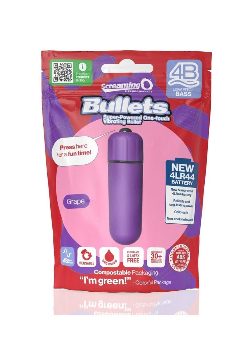 Screaming O 4b Bullet Vibrator - Grape/Purple