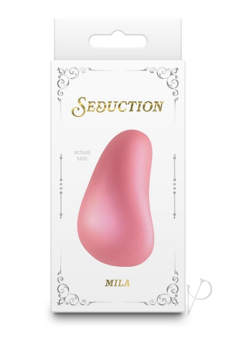 Seduction Mila Rechargeable Silicone Mini Vibrator - Rose Gold