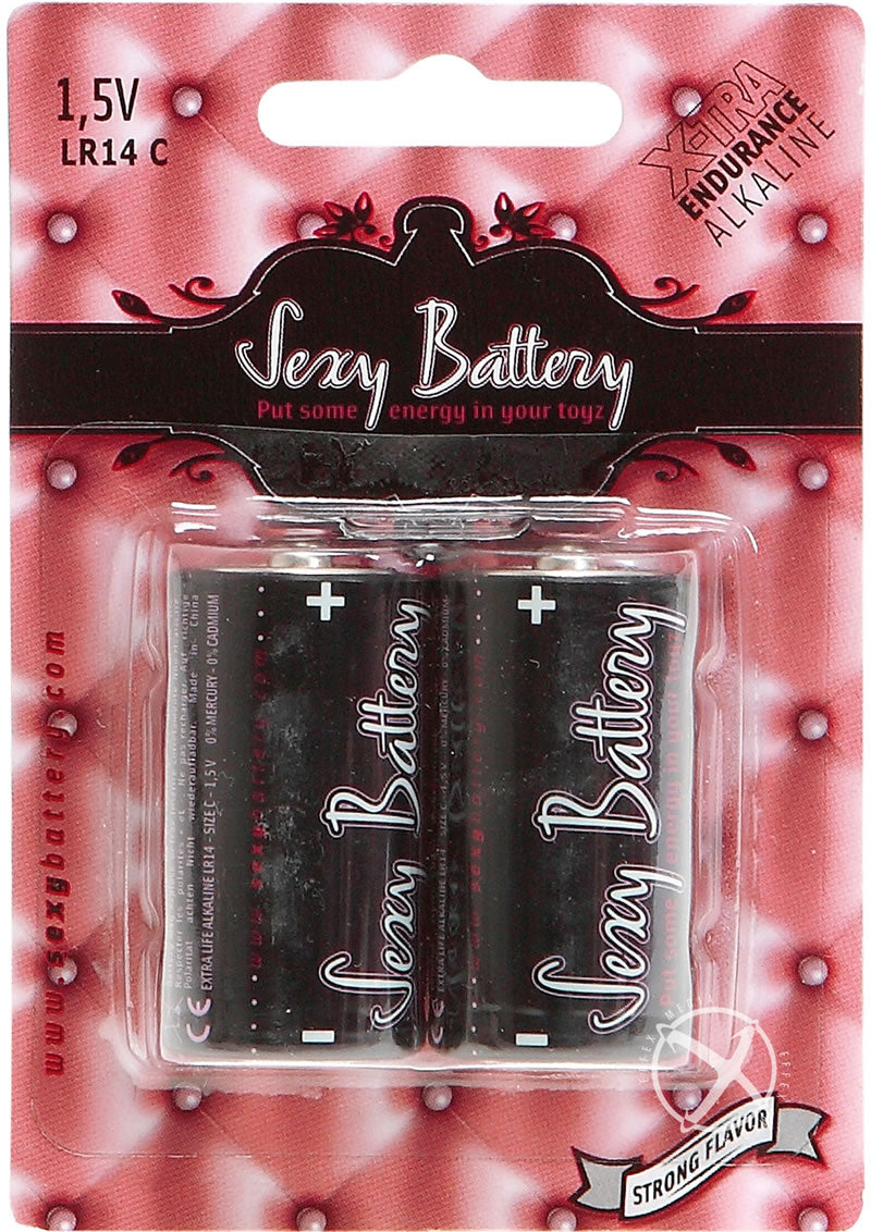 Sexy Battery Xtra Endurance Alkaline Batteries Lr14 C/ 1.5v - 2 Pack