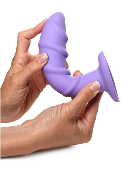 Simply Sweet Swirl Silicone Dildo