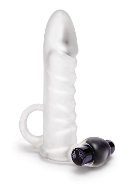 Size Up Clear View Vibrating Penis Extender - Clear - 2in