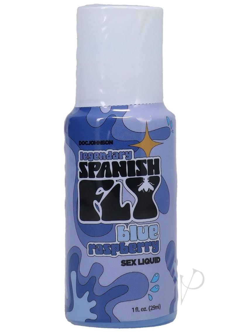 Spanish Fly Sex Drops Blue Raspberry - 1oz - Bulk