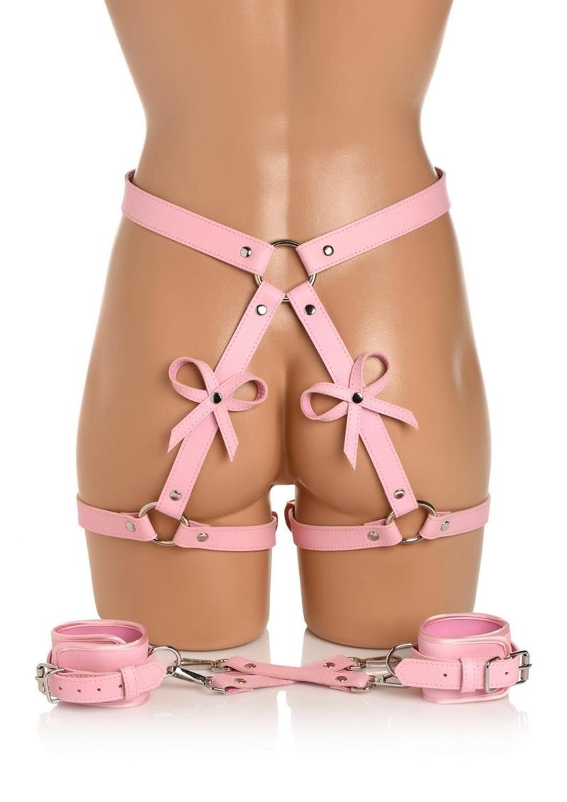 Strict Bondage Harness with Bows