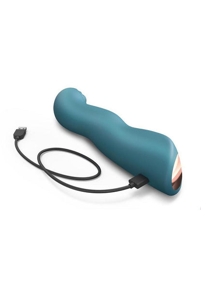 Swap Rechargeable Silicone Vibrator - Teal Me