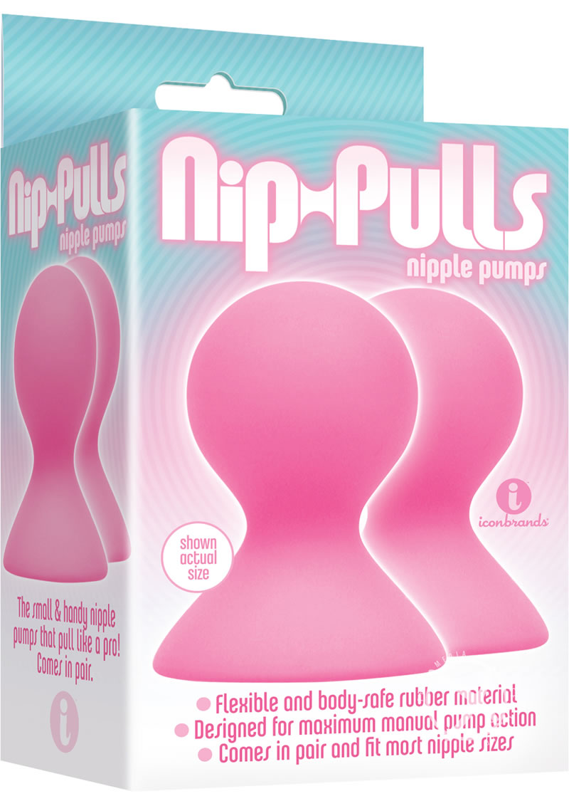 The 9's - Nip-Pulls Silicone Nipple Pumps - Pink