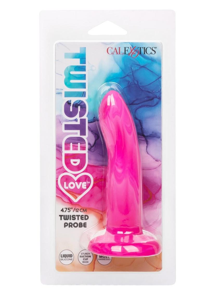 Twisted Love Twisted Probe Silicone Anal Probe - Pink