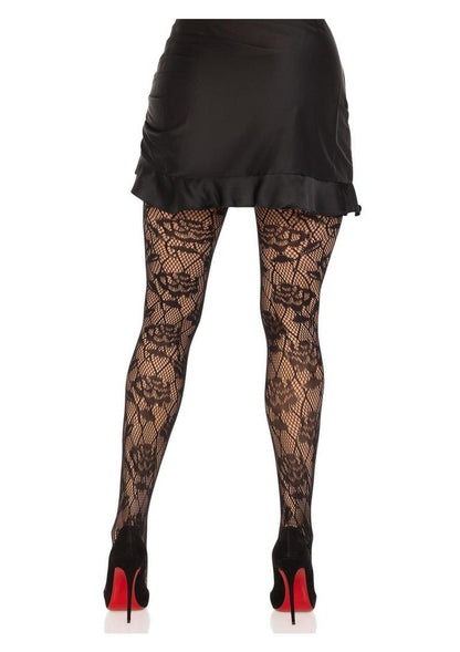 Wild Rose Net Tights